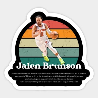 Jalen Brunson Vintage V1 Sticker